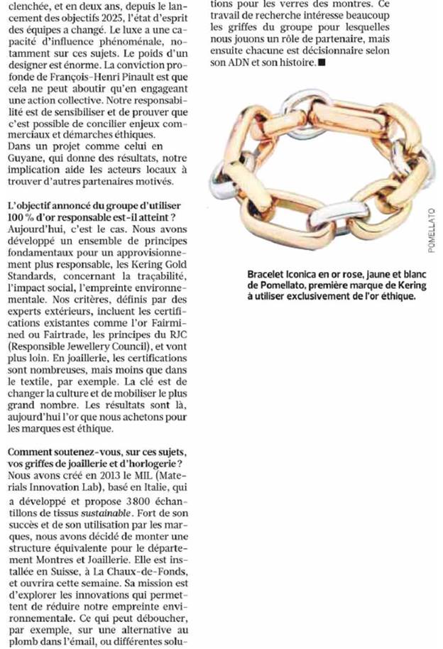 Figaro Kering Or Responsable