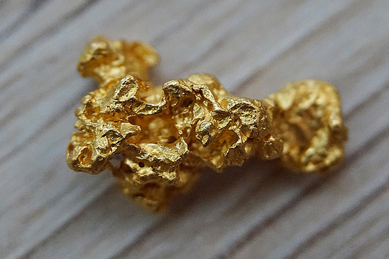 Pépite d'or en Guyane